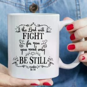 11Oz Funny Graphic Ceramics "Funny Text Motifs" Coffee Mug, Suitable for Home, Office, Kitchen And Camping