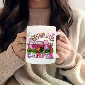 Camping Queen Insulated Ceramic Coffee Mug Is a Reusable, Unisex Ideal Gift