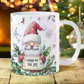 11oz Gothic-Inspired Ceramic Coffee Mug - Perfect for Travel & Camping, Ideal Gift for Men and Women