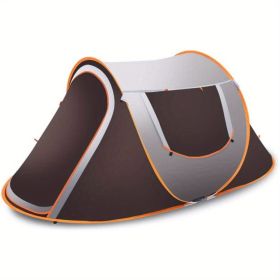 Family Camping Tent, can accommodate 3 to 4 People, Ventilation on All Sides, 1 Second Extremely Fast Installation, Wind/Rainproof (Color: 1PC)